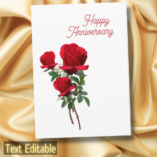 Rose Love Relationships Anniversary All Purpose Card
