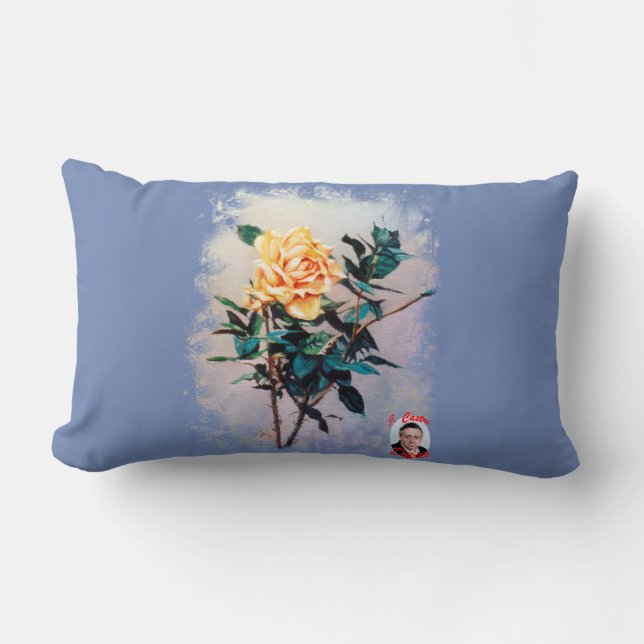 Rose Lumbar Pillow (Front)