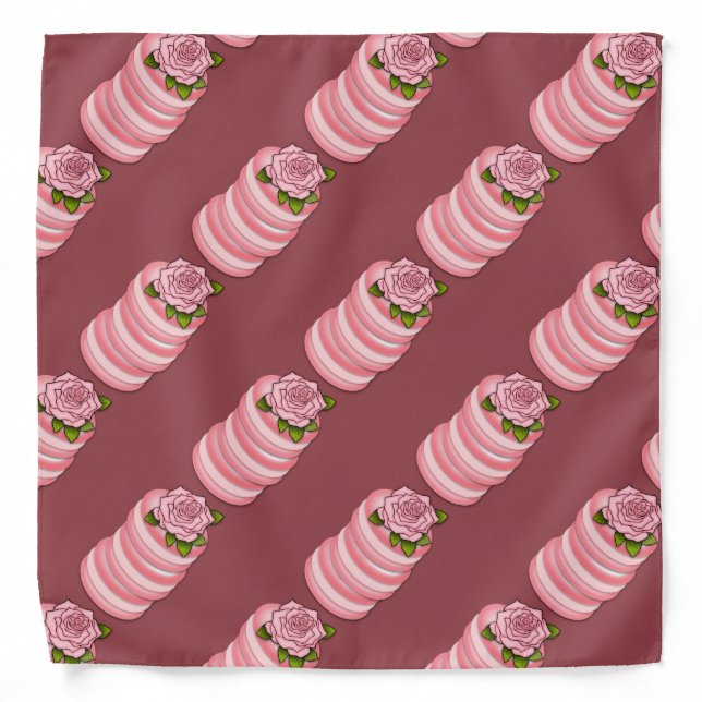 Rose Macarons Bandana (Front)