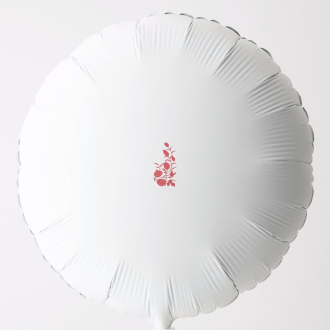 Rose Madder, Thunderbird floral design Balloon (Front)