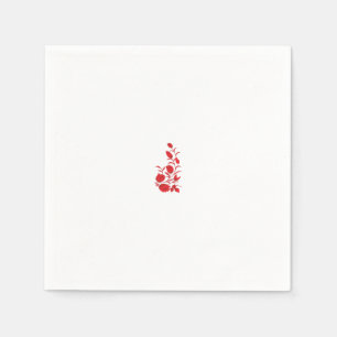 Rose Madder, Thunderbird floral design Napkins