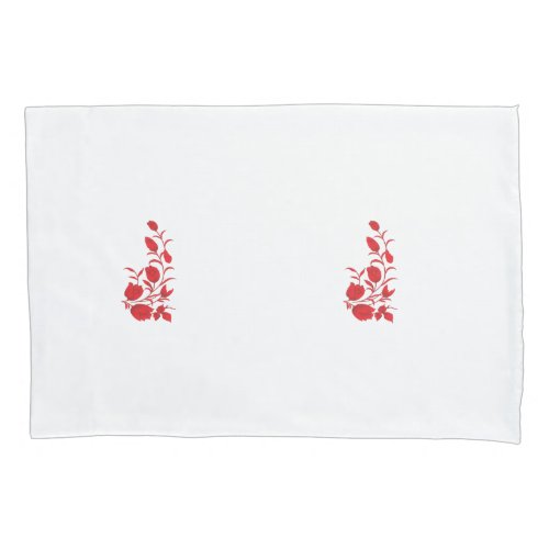 Rose Madder Thunderbird floral design Pillow Case