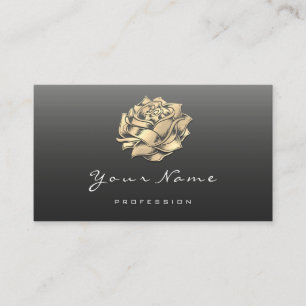 Rose Makeup Artist Eyelash Beauty Studio Business Card