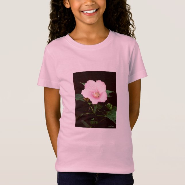 Rose Mallow Girls' T-shirt (Front)