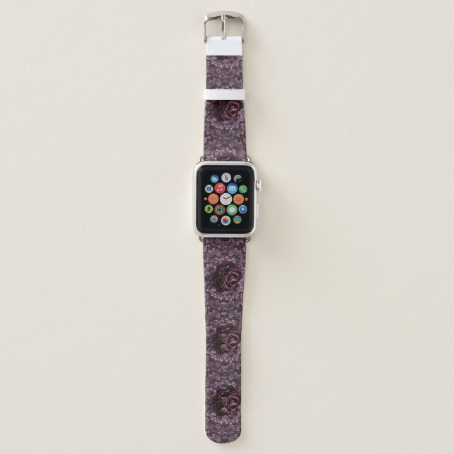 Rose Mandala  Apple Watch Band (Front)