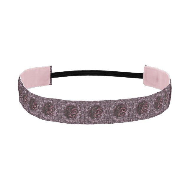 Rose Mandala  Athletic Headband (Front)
