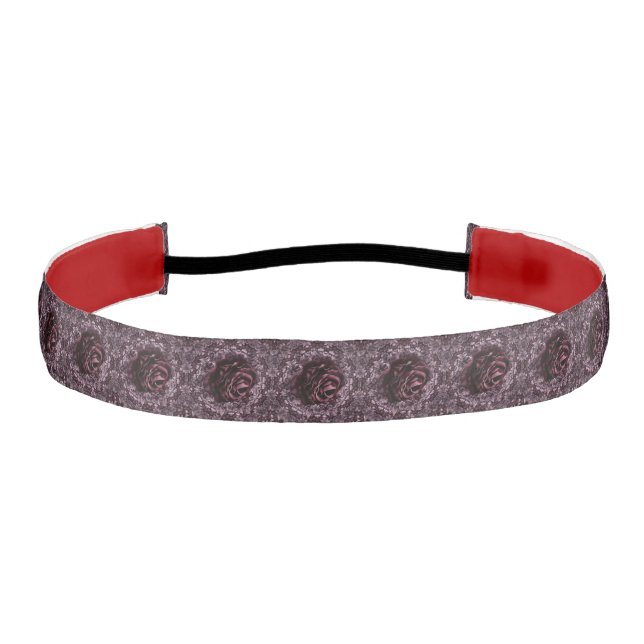 Rose Mandala  Athletic Headband (Front)