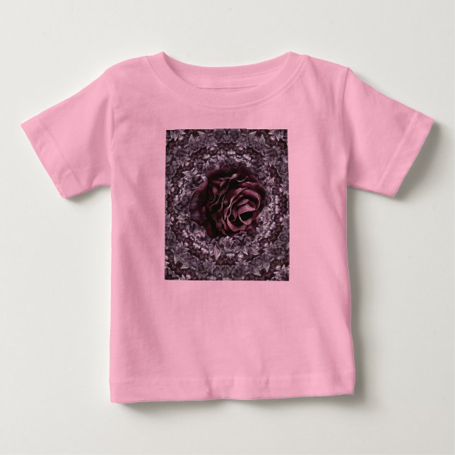 Rose Mandala  Baby T-Shirt (Front)