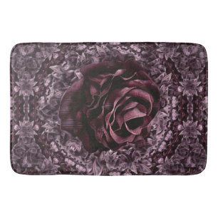 Rose Mandala Bath Mat