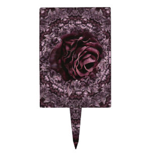 Rose Mandala Cake Topper