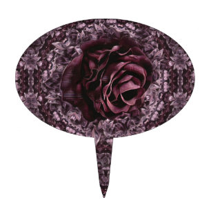 Rose Mandala  Cake Topper