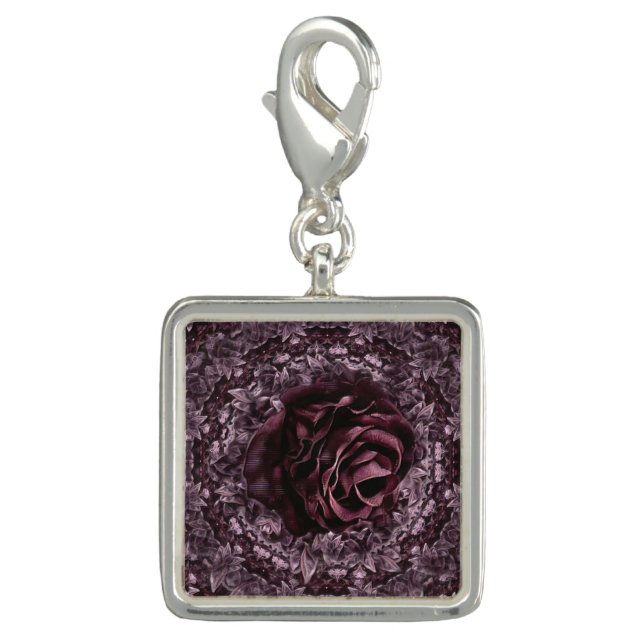 Rose Mandala  Charm (Front)