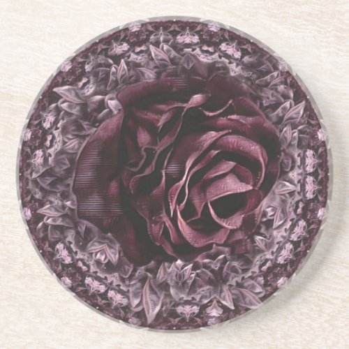 Rose Mandala  Coaster