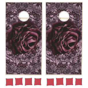 Rose Mandala Cornhole Set