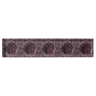Rose Mandala  Desk Name Plate