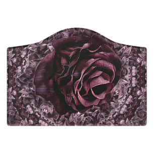 Rose Mandala Door Sign