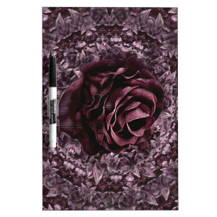 Rose Mandala Dry Erase Board