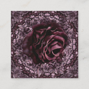 Rose Mandala  Enclosure Card
