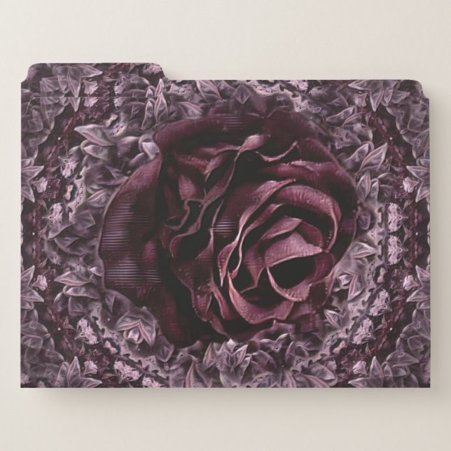 Rose Mandala  File Folder (Front Left)