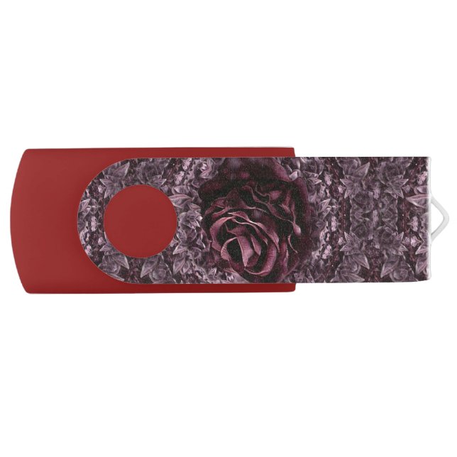 Rose Mandala  Flash Drive (Front)