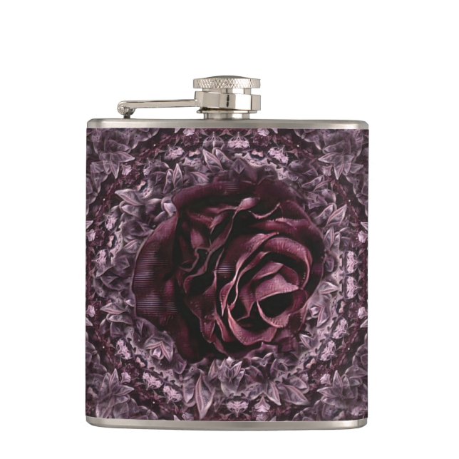 Rose Mandala  Flask (Front)