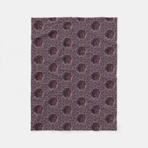 Rose Mandala Fleece Blanket