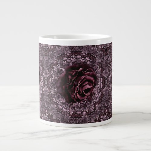 Rose Mandala  Giant Coffee Mug