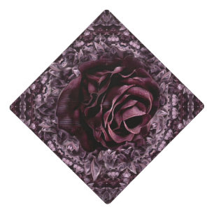 Rose Mandala  Graduation Cap Topper