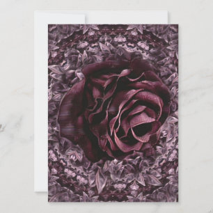 Rose Mandala Holiday Card