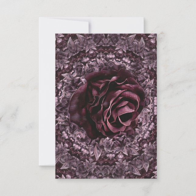 Rose Mandala  Invitation (Front)