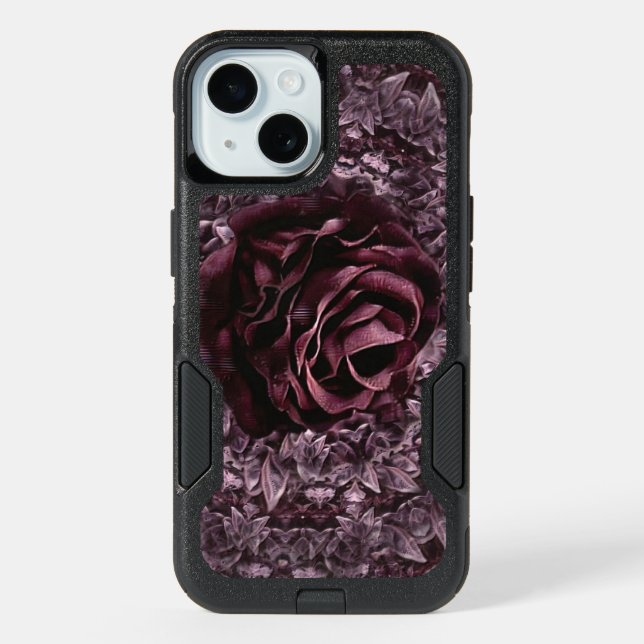 Rose Mandala  iPhone 15 Case (Back)