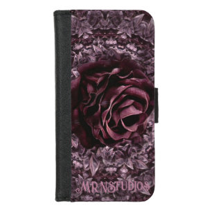 Rose Mandala iPhone 8/7 Wallet Case