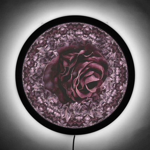 Rose Mandala  LED Sign