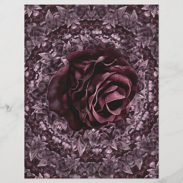 Rose Mandala Letterhead (Front)