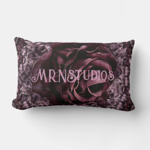 Rose Mandala  Lumbar Pillow