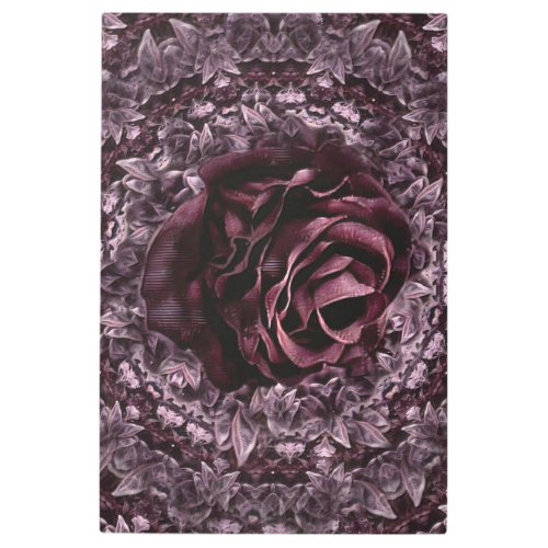 Rose Mandala  Metal Print