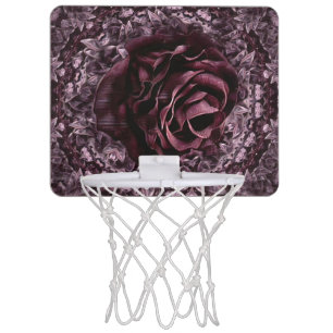Rose Mandala Mini Basketball Hoop