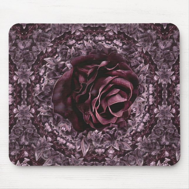 Rose Mandala  Mouse Pad (Front)