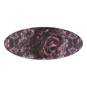 Rose Mandala  Name Tag