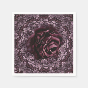 Rose Mandala  Napkins