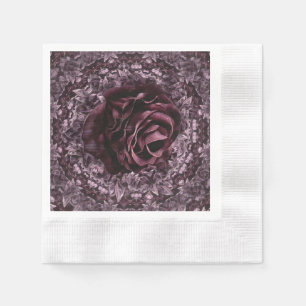 Rose Mandala  Napkins