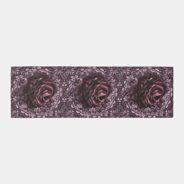 Rose Mandala  Outdoor Rug (Front)
