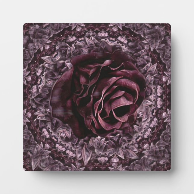 Rose Mandala  Plaque (Front)
