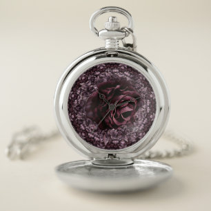 Rose Mandala  Pocket Watch