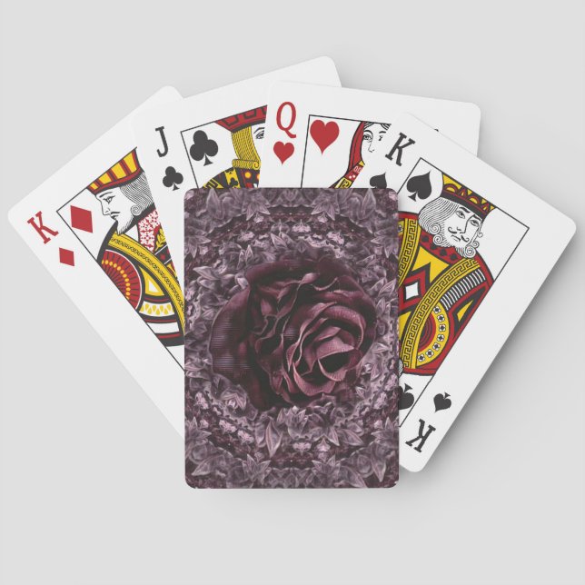 Rose Mandala  Poker Cards (Back)