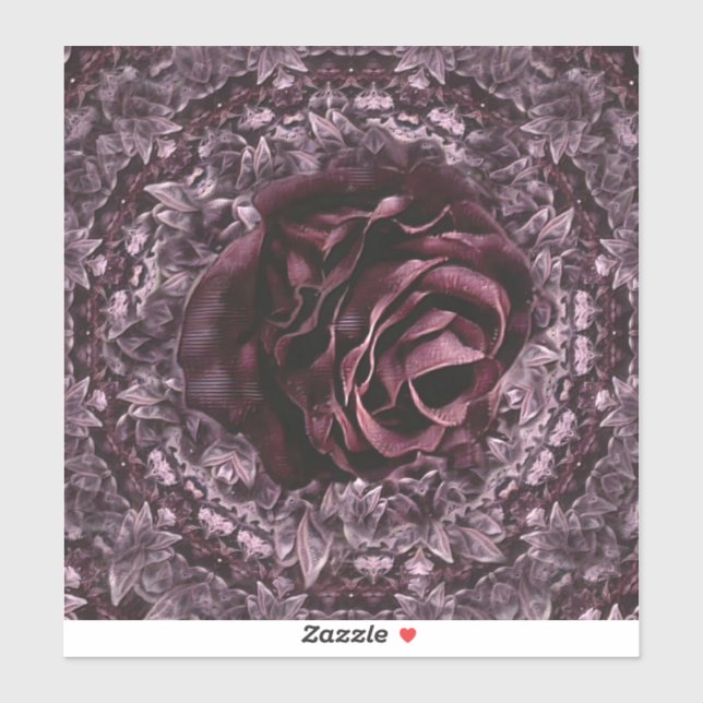 Rose Mandala  Sticker (Sheet)