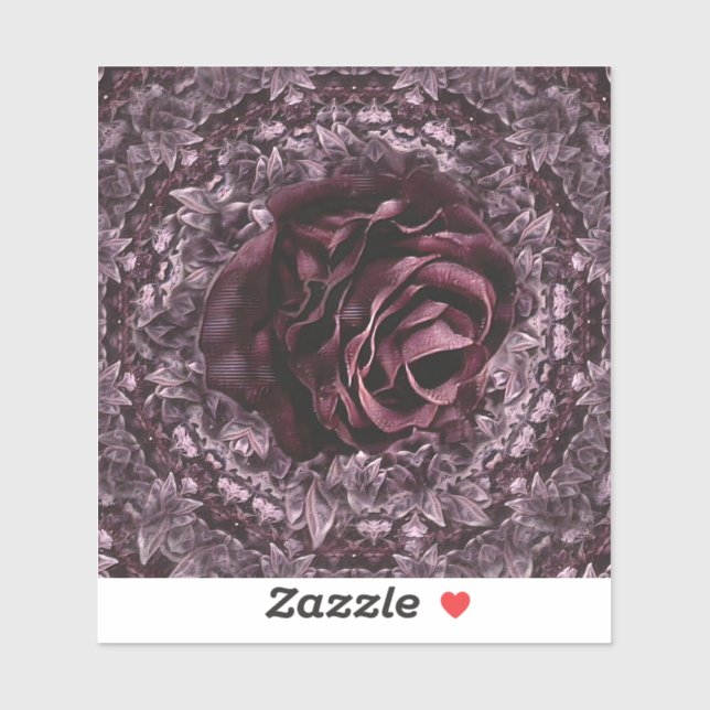 Rose Mandala  Sticker (Sheet)