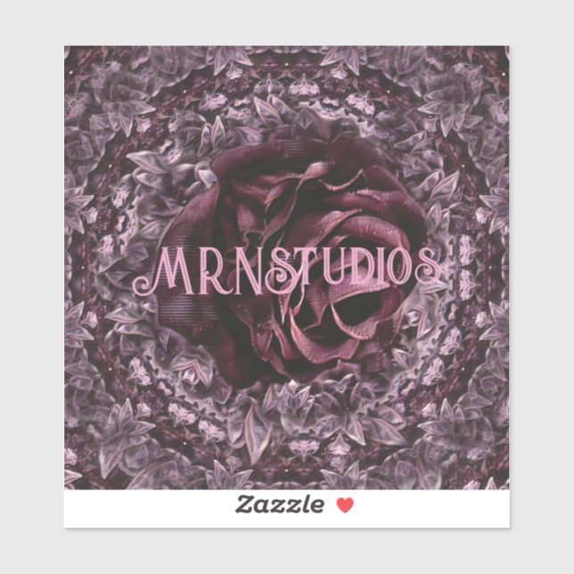 Rose Mandala  Sticker (Sheet)