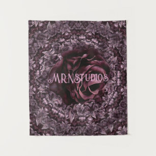 Rose Mandala  Tapestry