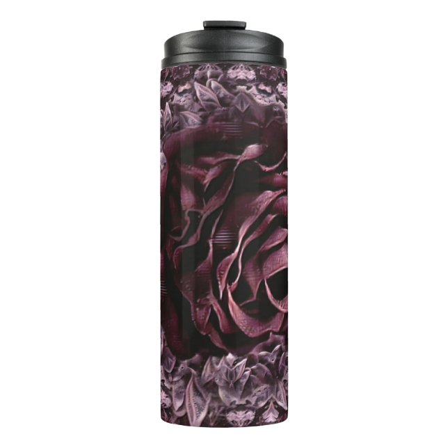 Rose Mandala  Thermal Tumbler (Front)